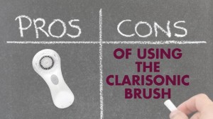 Using clarisonic brush
